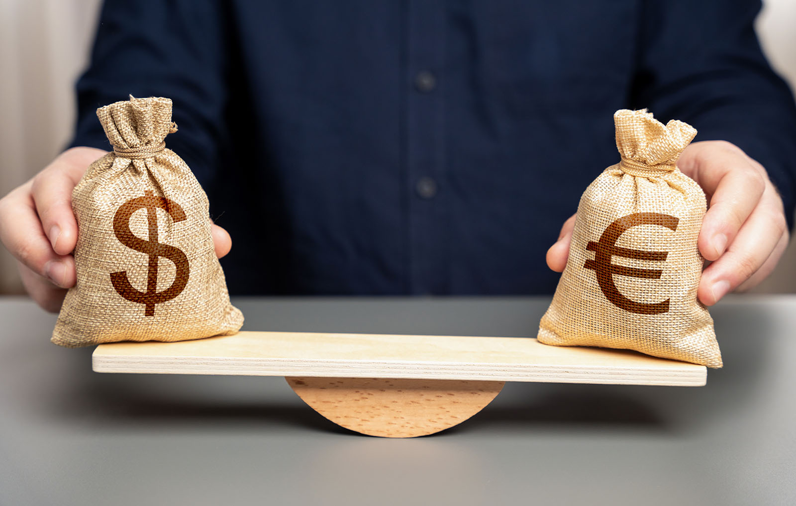 Tečaj dolara i eura. Usporedba dvaju gospodarstava. Kamatne stope, inflacija. BDP ukupni ekonomski učinak.